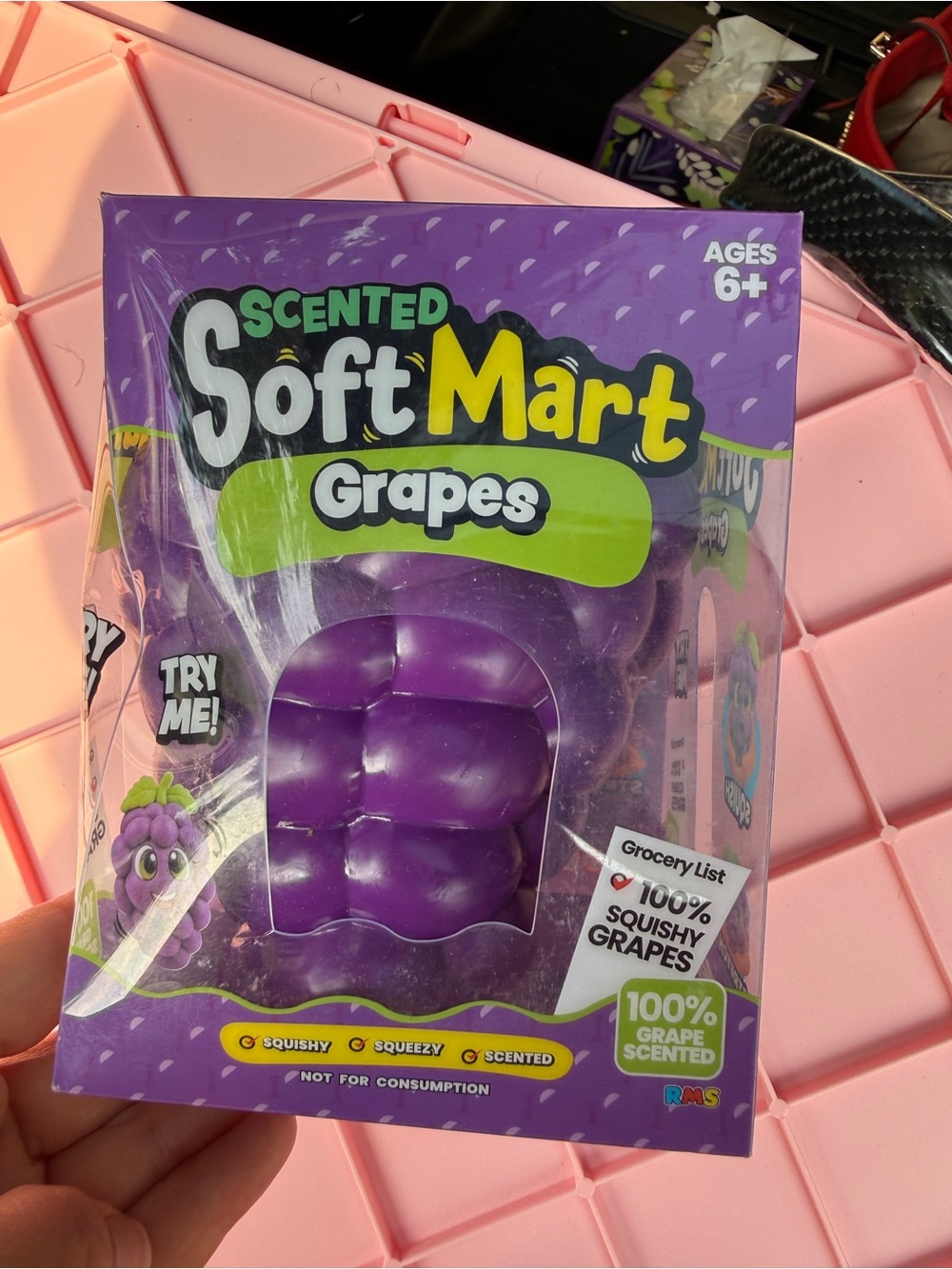 Scented Grapes Kids Toy - Purple